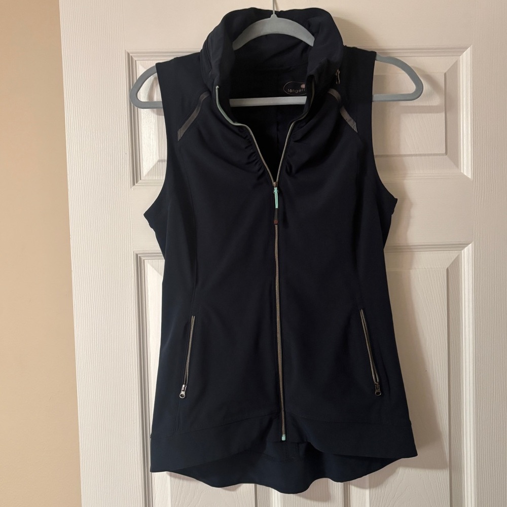 Tangerine hooded vest